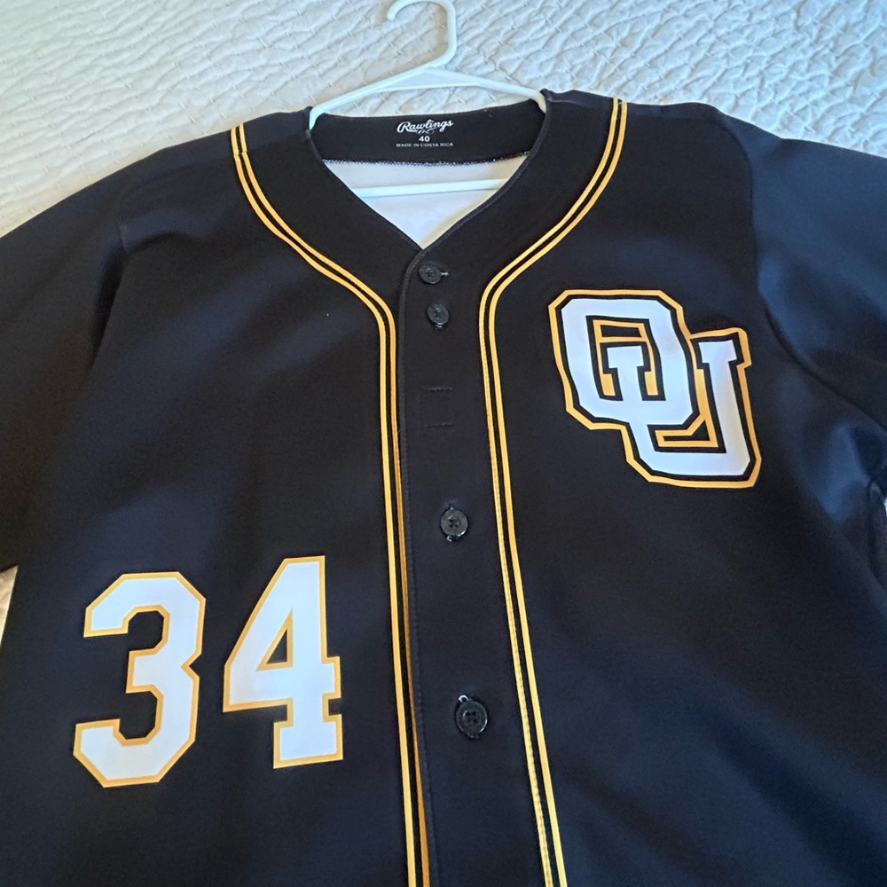 Oglethorpe University Baseball Jersey Size 40 M